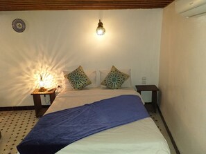 Quarto casal (5 - Bleu de Fès) | Roupas de cama premium, individualmente decorados