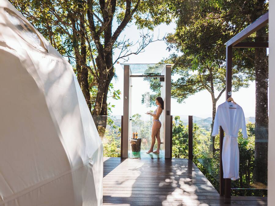 Honeymoon Tent, Hot Tub | 1 sovrum och minibar med vissa gratis produkter