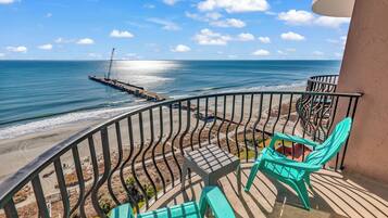 Lägenhet Classic - 1 sovrum - tillgång till pool - havsutsikt | Balkong