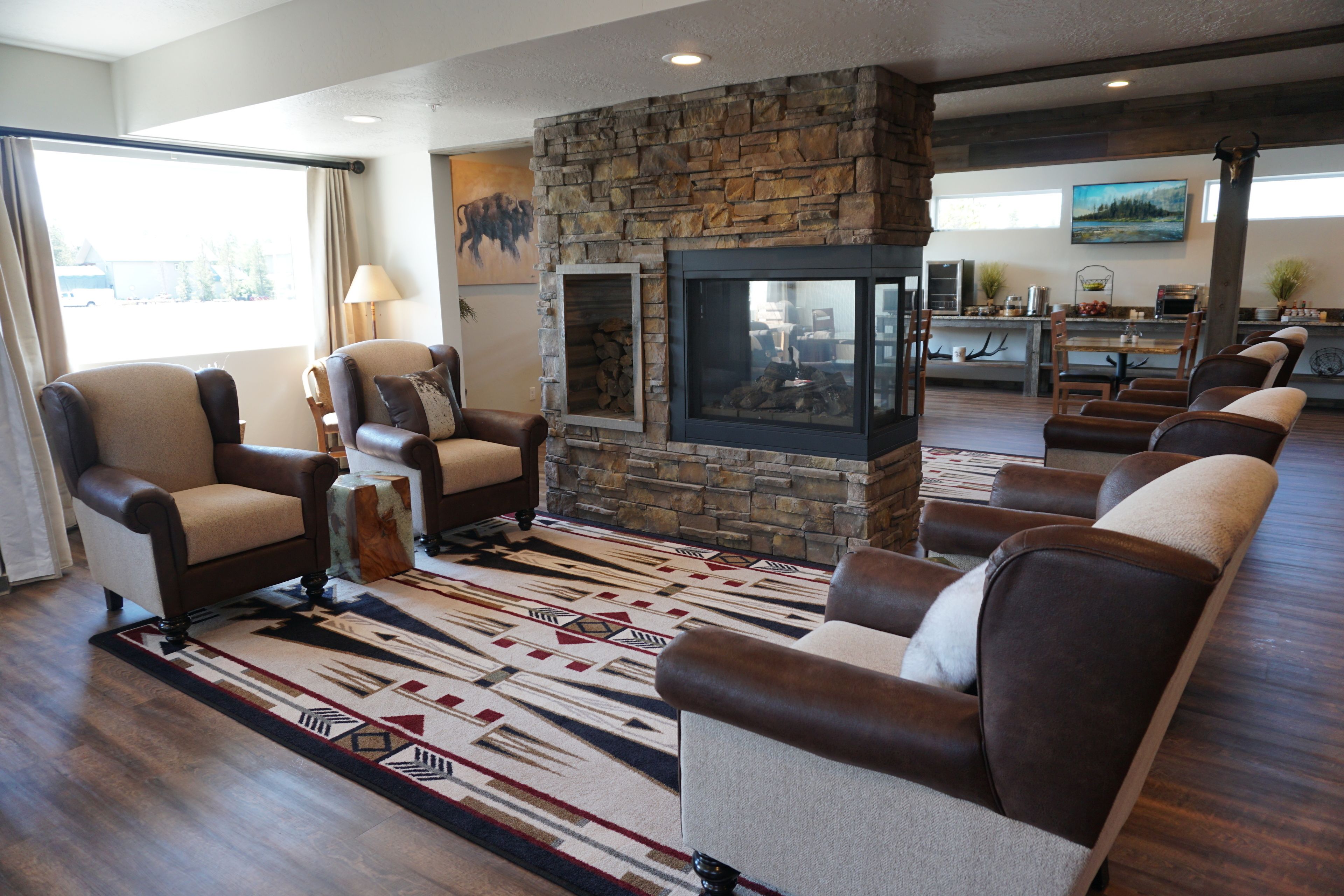 Lobby sitting area