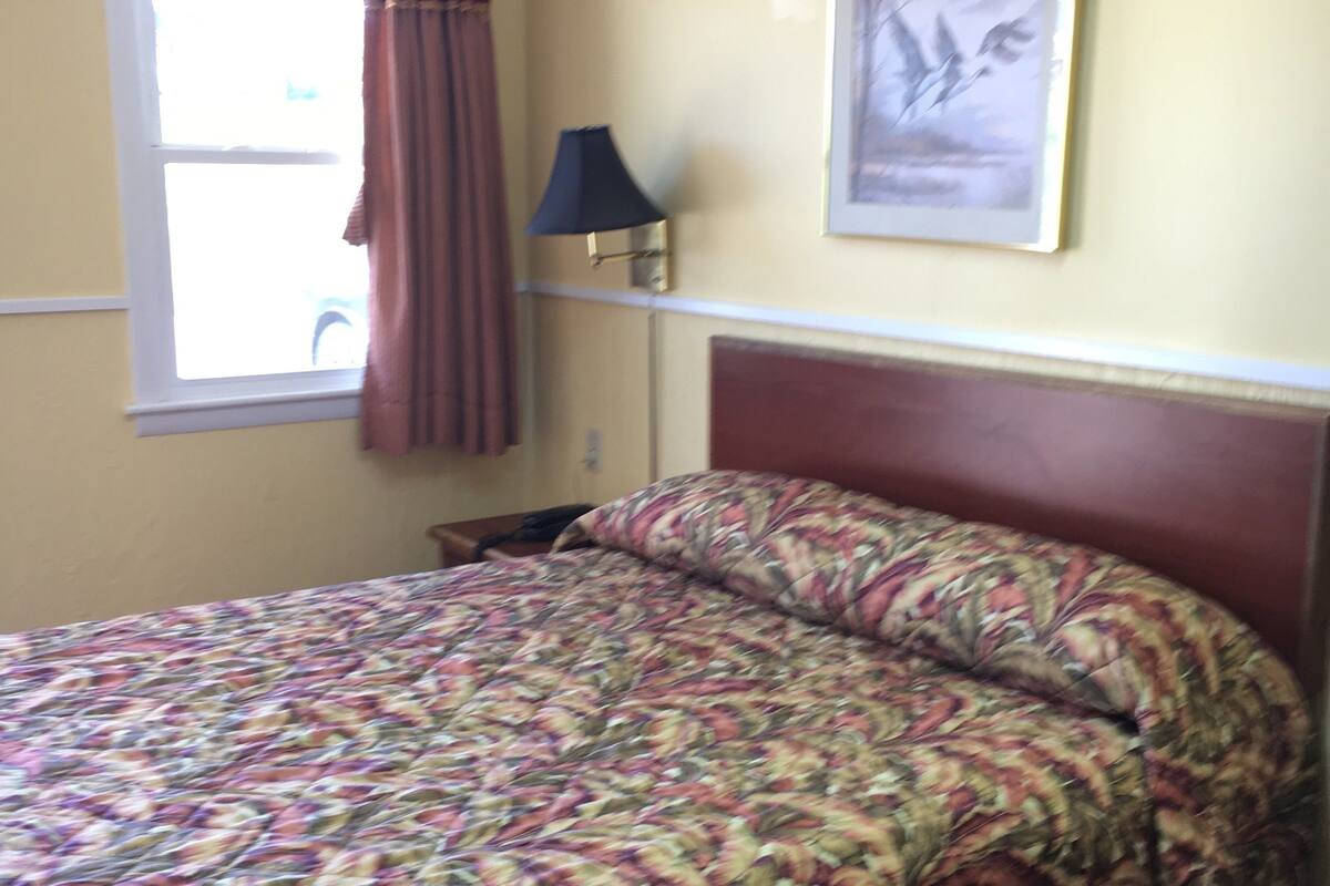 Standard Room, 1 Queen Bed | Bathroom | Combined shower/tub, free toiletries