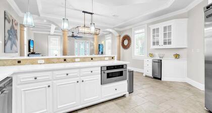 Touched by the Sun | Free Beach Chairs | 8 Bedroom | New Kitchen