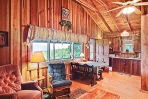 Interior - MOUNTAIN HIGH CABIN! Views from TN to NC! HOT TUB, SECLUDED, AND WIFI! (Newport)