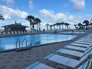 Indoor pool, outdoor pool