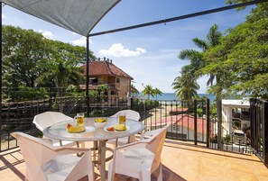 Outdoor dining - 4 BR/4 BA, Pool, Ocean View, Steps from the Beach, Reduced Rates (Playa Potrero)