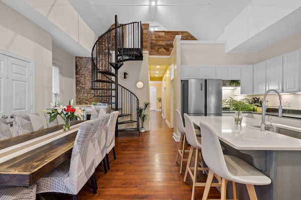 Spacious chef's kitchen with amazing natural light