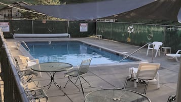 Una piscina riscaldata