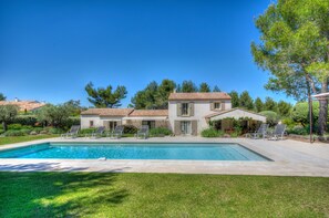 Una piscina riscaldata