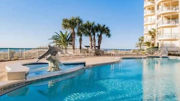 Indoor pool, a heated pool