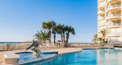1 y 2 de junio Abierto! ~ Fabulosa vista directa al mar, 3er piso, cvrd Prking, 1 KG + 2 QN