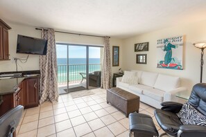 Smart TV, DVD player, books, video library
