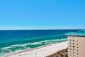 Enjoy stunning ocean views from this beachfront hotel's modern design.
