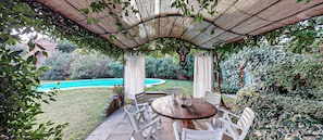 Outdoor dining - Elegant Villa - park and private pool [★★★★★] for visit Venice/Verona/Padua (Piombino Dese)