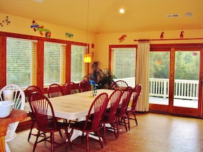 Dining - TIKI POOL & SPA, GOLF CART, KAYAK, WATERFALL, FIREPIT EXCELLENT LIGHTHOUSE VIEWS (Corolla)