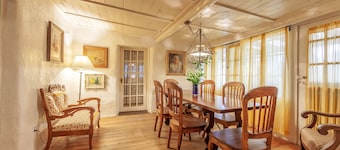 Historic charm of old Taos with modern amenities. Very best location!