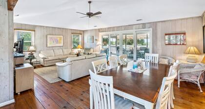 Upeat näkymät Oceanfront Sullivan's Island 5bd / 4ba