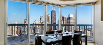 Ático en el piso 55/56 - VISTAS, chimenea, balcón, gimnasio