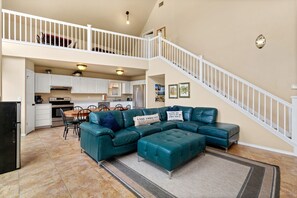 TV, fireplace, DVD player