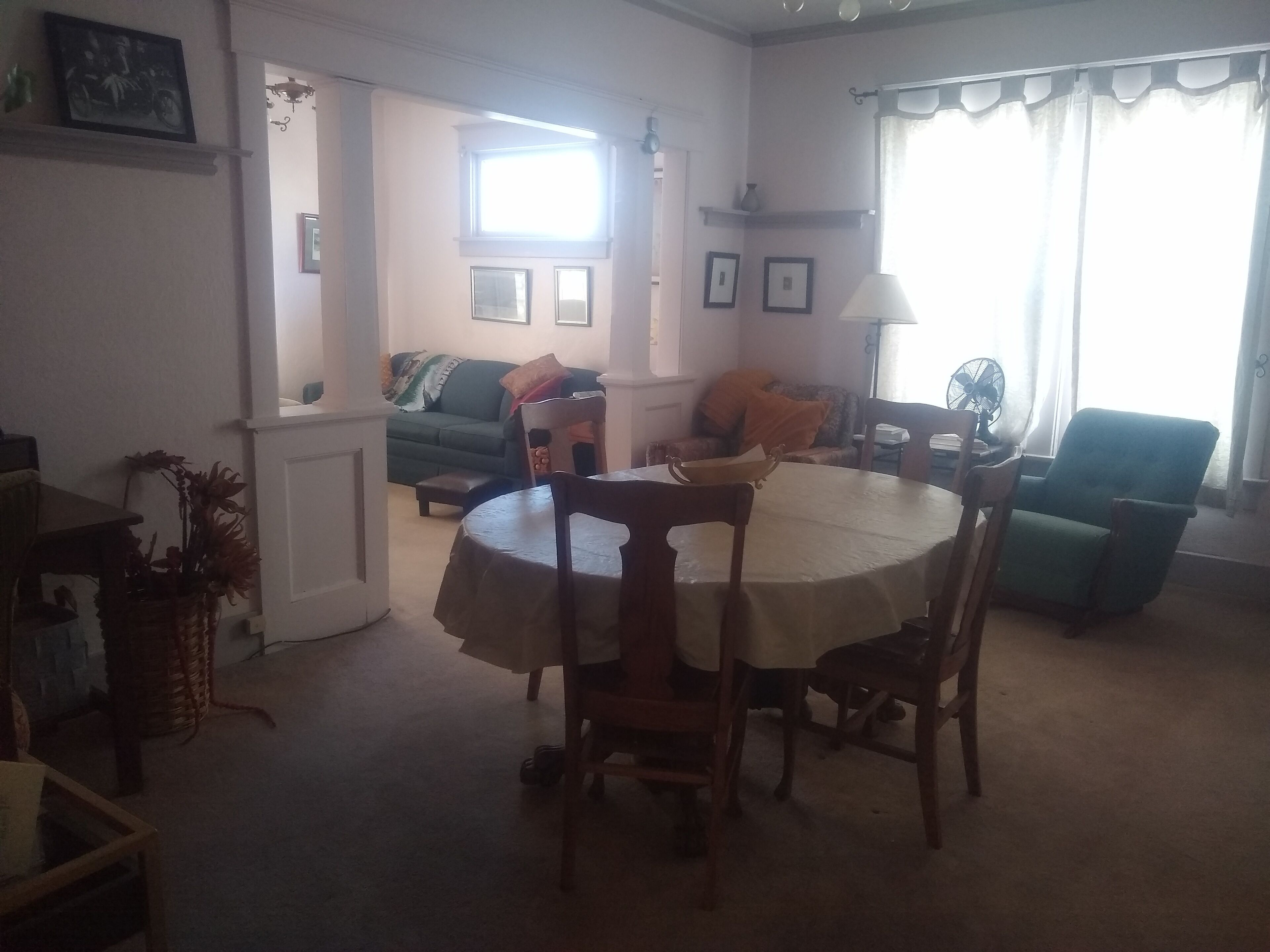 Our dining area is perfect for family gatherings and celebrations.  