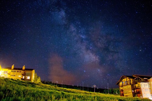 Skiing in a Winter Wonderland. Ski in Ski out!