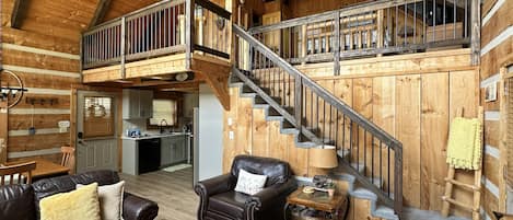 Smart TV, chimenea, reproductor de DVD, estéreo