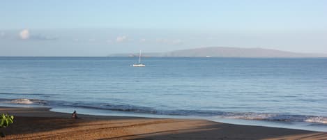 Vlak bij het strand