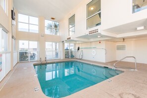 Indoor pool, a heated pool