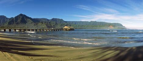 Espreguiçadeiras, toalhas de praia