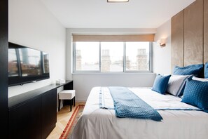 2 chambres, fer et planche Ă repasser, Wi-Fi, draps fournis