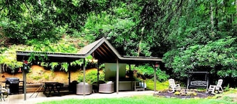 LUXURY Creekside Story Book Cottage 5 Secluded Acres of Lush FOREST & STREAMS