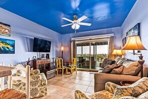 Smart TV, DVD player, livros, videoteca