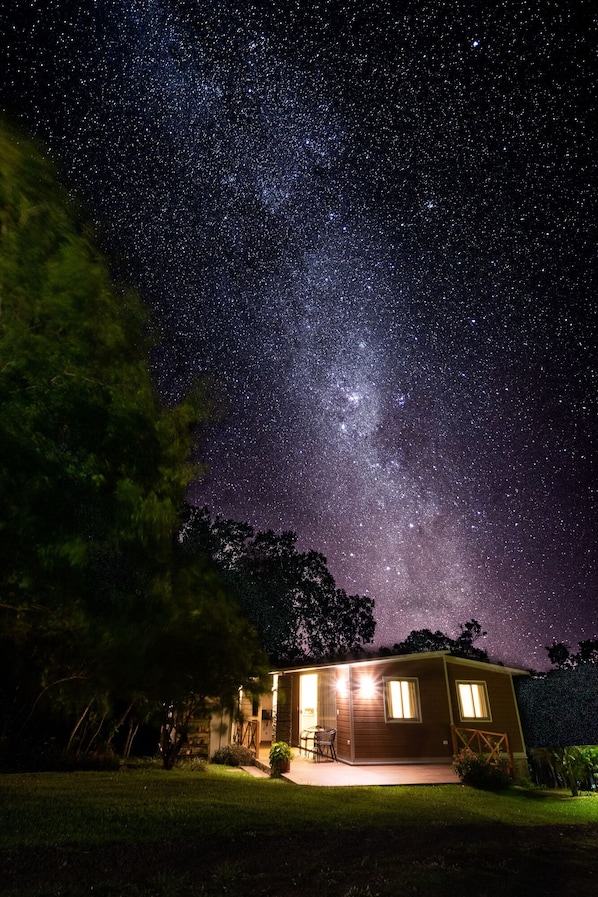 Front of property – evening/night