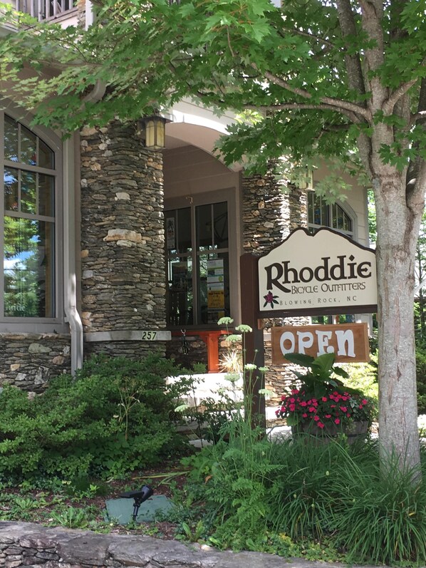 Exterior detail - Downtown Main Street "STONES" FENCED YARD (Blowing Rock)