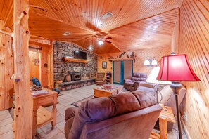 Smart TV, caminetto, lettore DVD