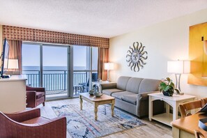 Smart TV - 2 Bedroom 2 Bath Direct Oceanfront on the Boardwalk (Myrtle Beach)