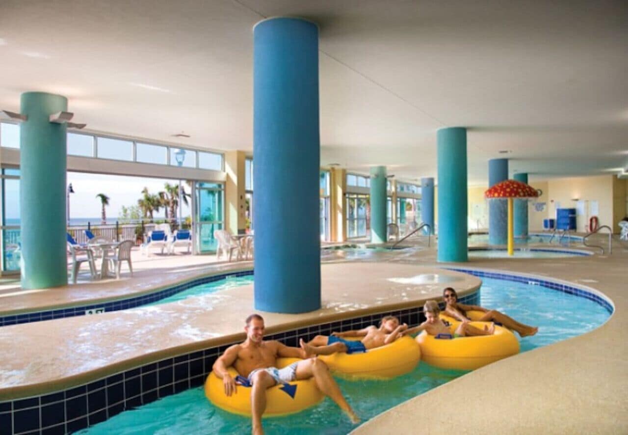 Indoor pool, a heated pool