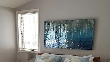 1 slaapkamer, een strijkplank/strijkijzer, gratis wifi, beddengoed