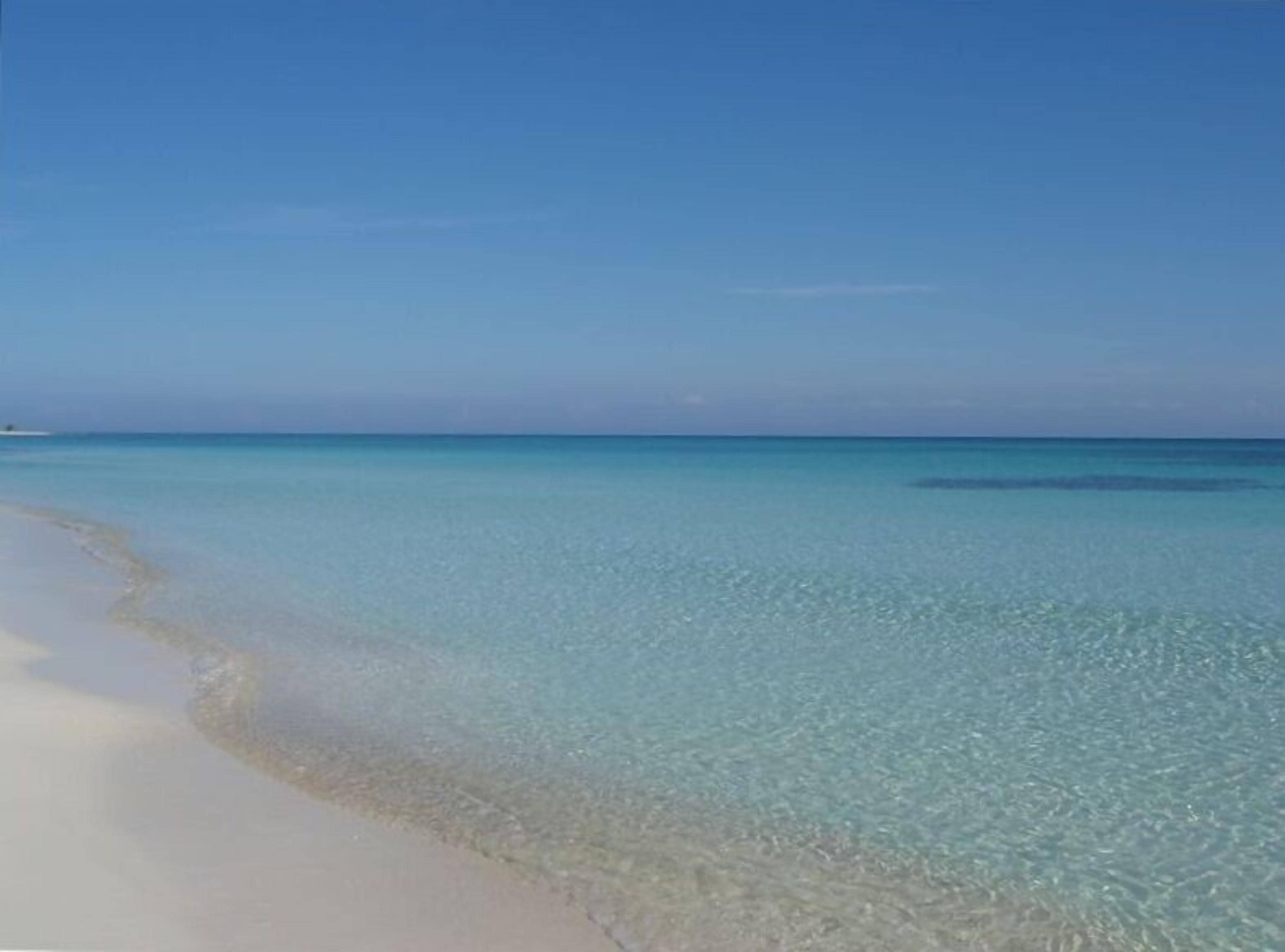 On the beach, sun loungers, beach towels