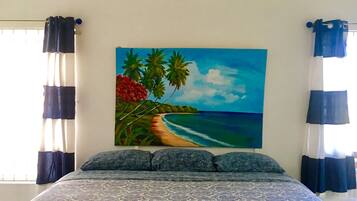 2 soverom, safe på rommet, strykejern/-brett og wi-fi (inkludert)