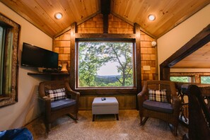 Interior - Canopy Blue Luxury Treehouse *hot tub, fire pit, swing bed, amazing views* (Blue Ridge)