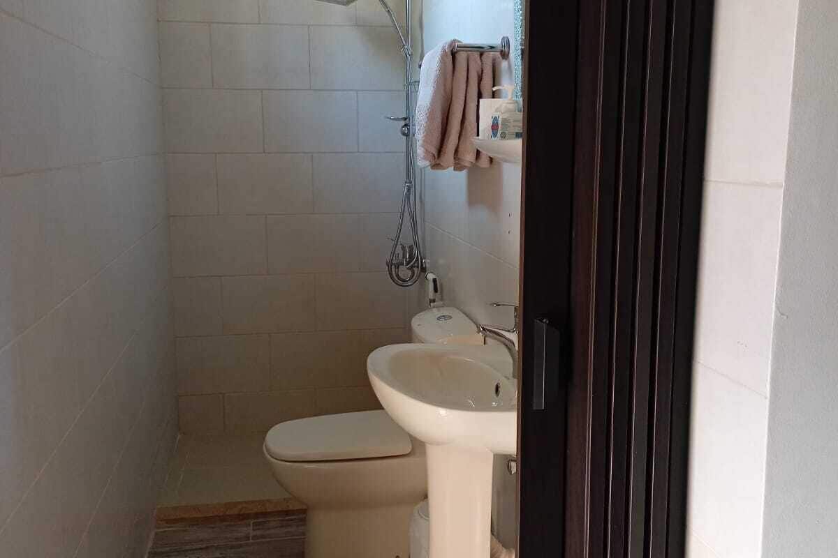 shower, free toiletries, hair dryer, bidet