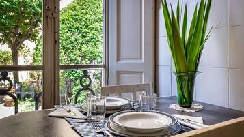 Shared fridge, microwave, electric kettle, toaster