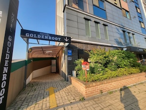 Entrada de l'allotjament