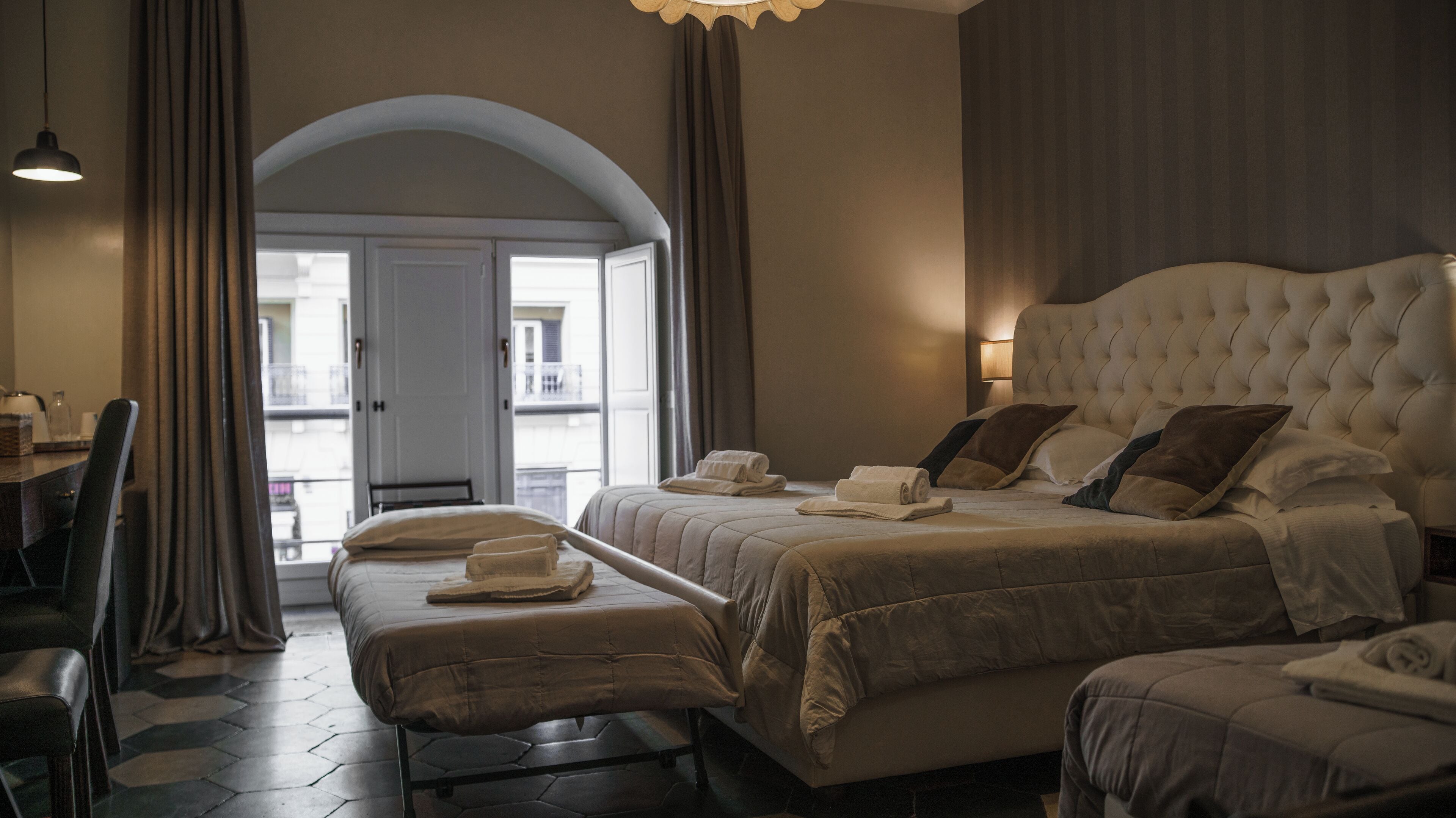 Luxury Quadruple Room (Iulia) | Premium bedding, memory-foam beds, free minibar, in-room safe