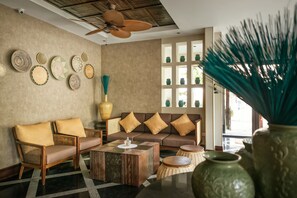 Sala de estar en el lobby