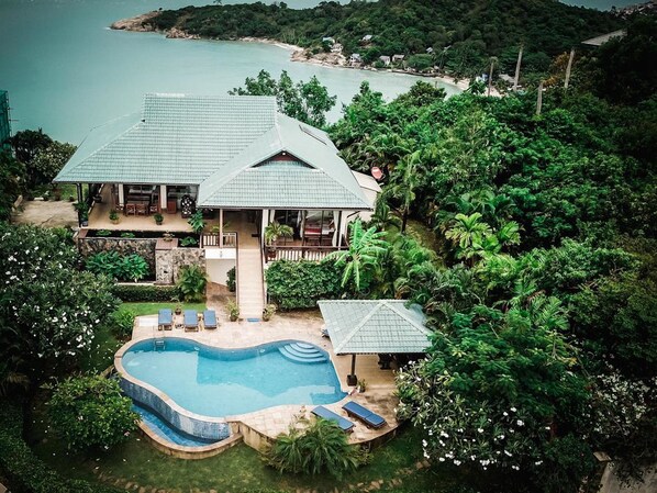Property grounds - 4 Bedroom 300 degrees Sea View Villa SDV139A-By Samui Dream Villas (Koh Samui)