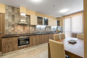 Apartment | Private kitchen | Fridge - Plaza Hotel (Plovdiv)