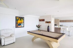 別墅, 5 間臥室, 海景 | 客廳 | 平面電視、乒乓球設施