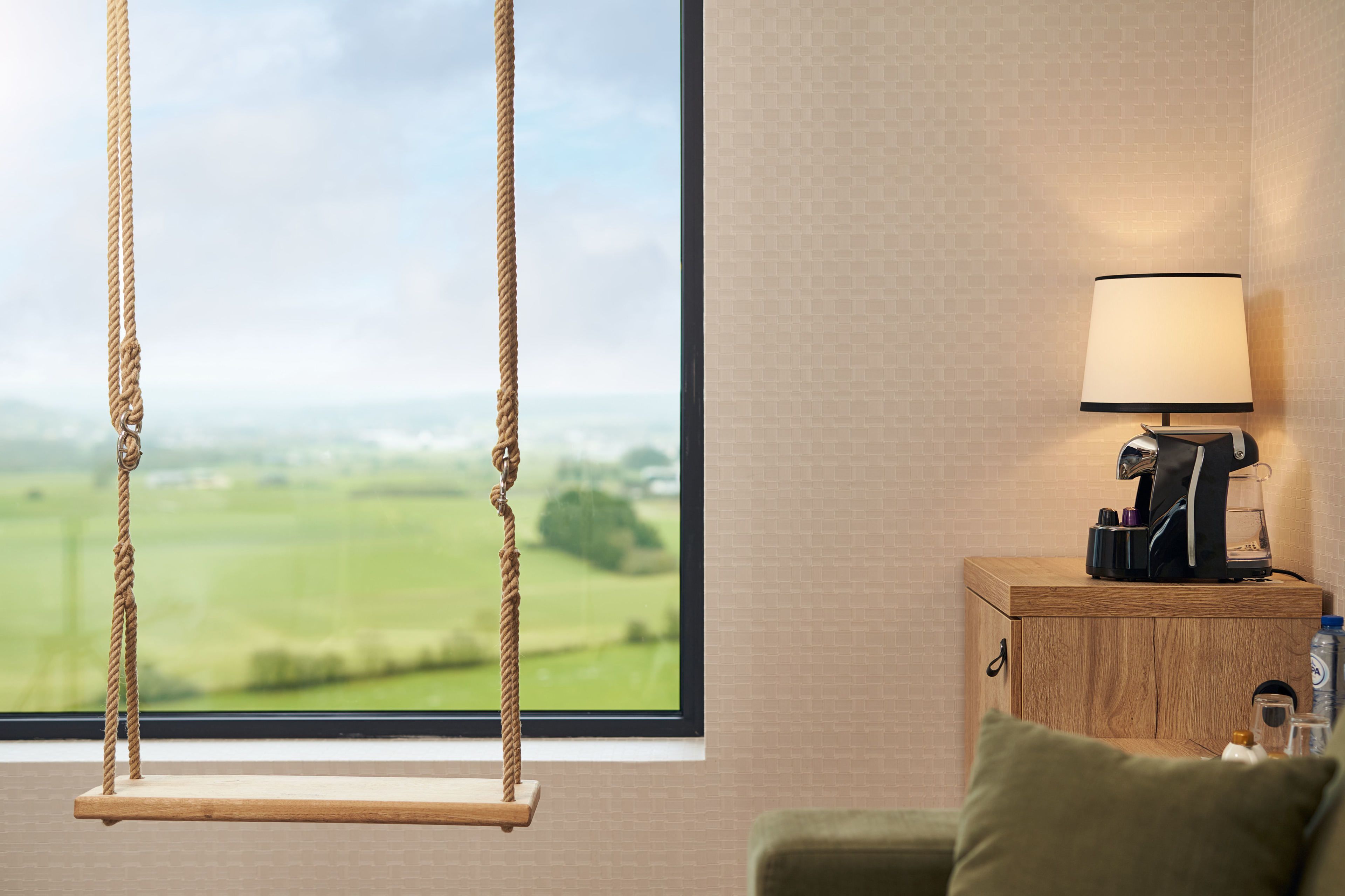 luxury penthouse | living area | flat-screen tv, table football