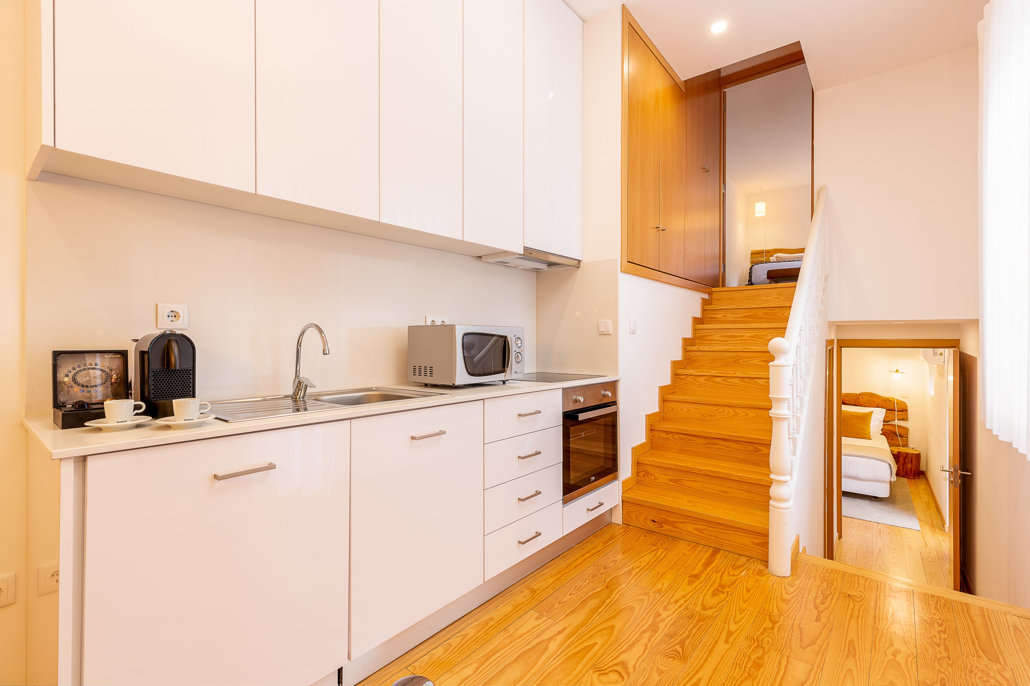 standard apartment, 2 bedrooms (4) | private kitchen | fridge, microwave, oven, stovetop